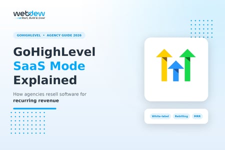 GoHighLevel SaaS Mode Explained: How Agencies Resell Software for Recurring Revenue