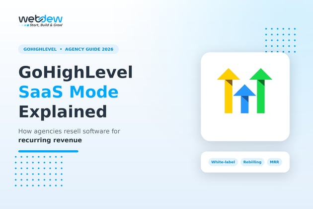 GoHighLevel SaaS Mode Explained: How Agencies Resell Software for Recurring Revenue