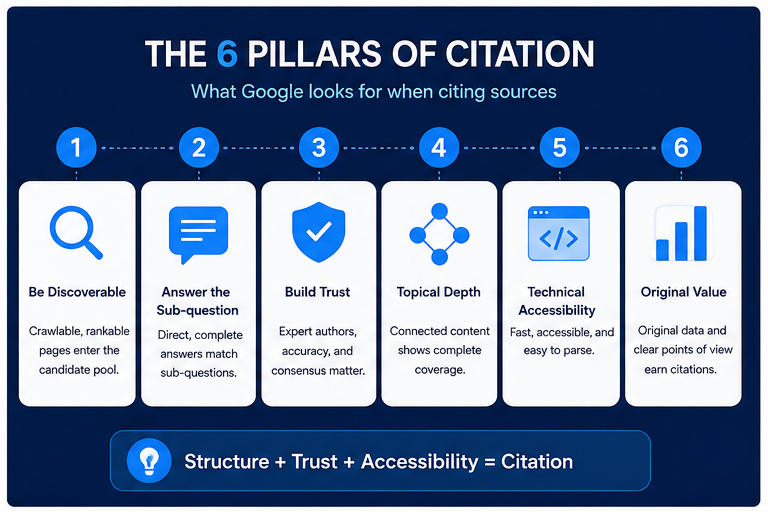 6 Pillars of citation