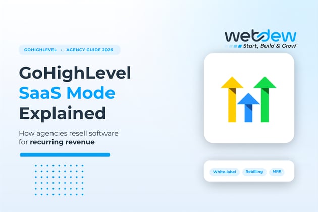 GoHighLevel SaaS Mode Explained: How Agencies Resell Software for Recurring Revenue