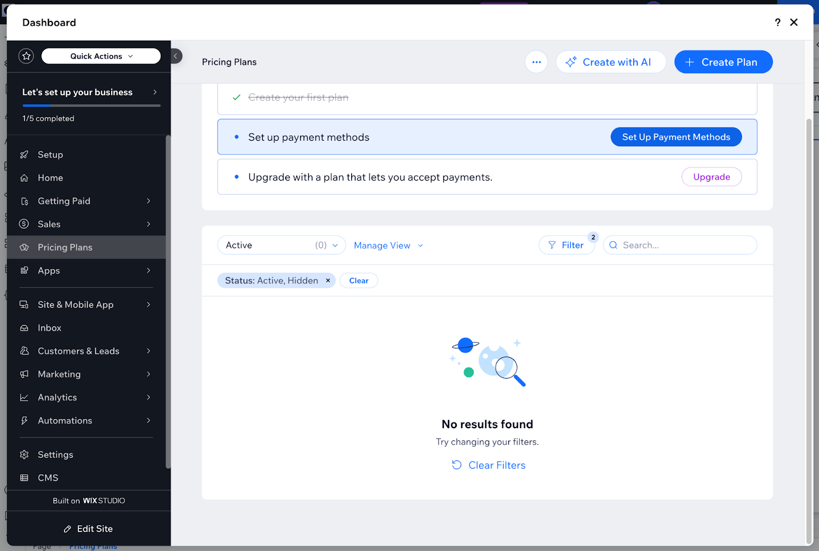 Create a Pricing Table