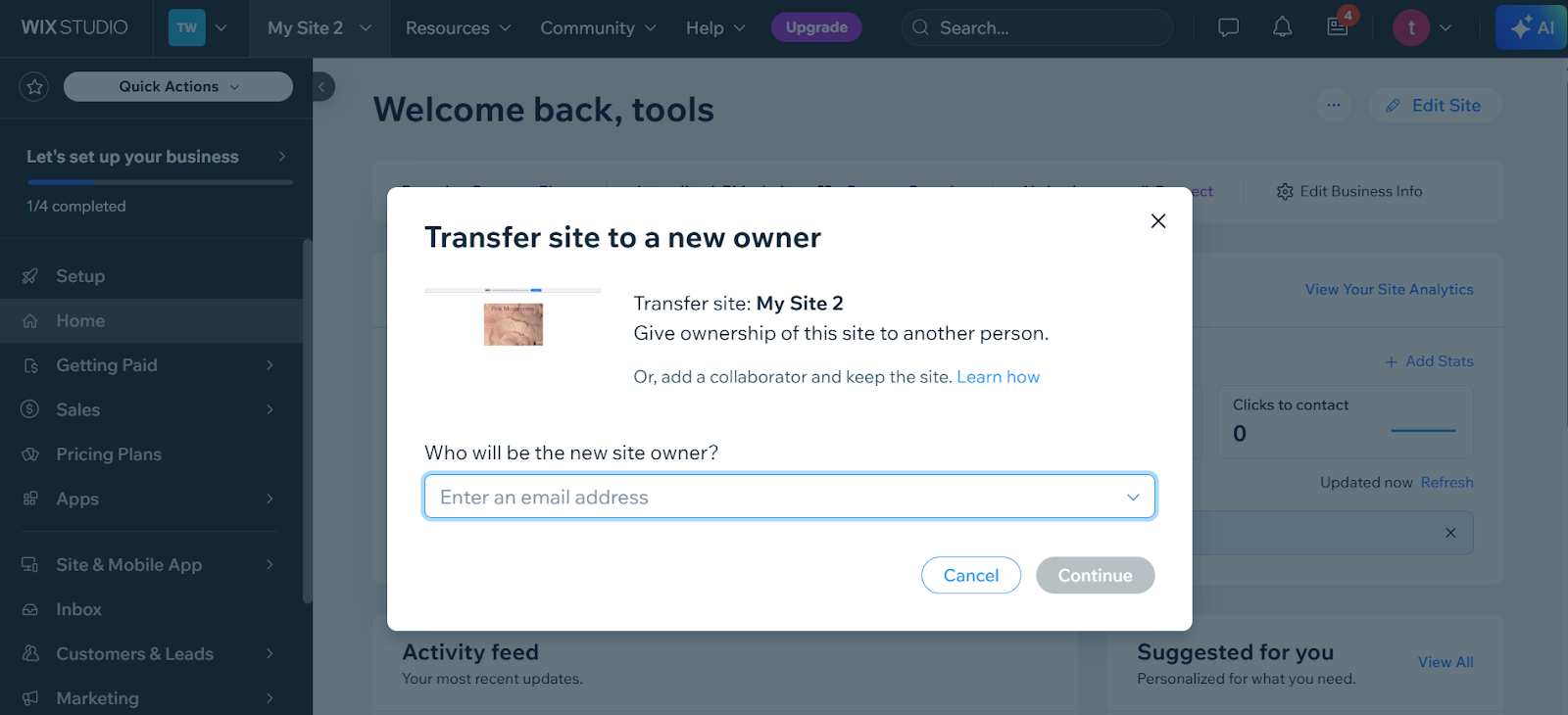 Importing Data/Site from Other Platforms