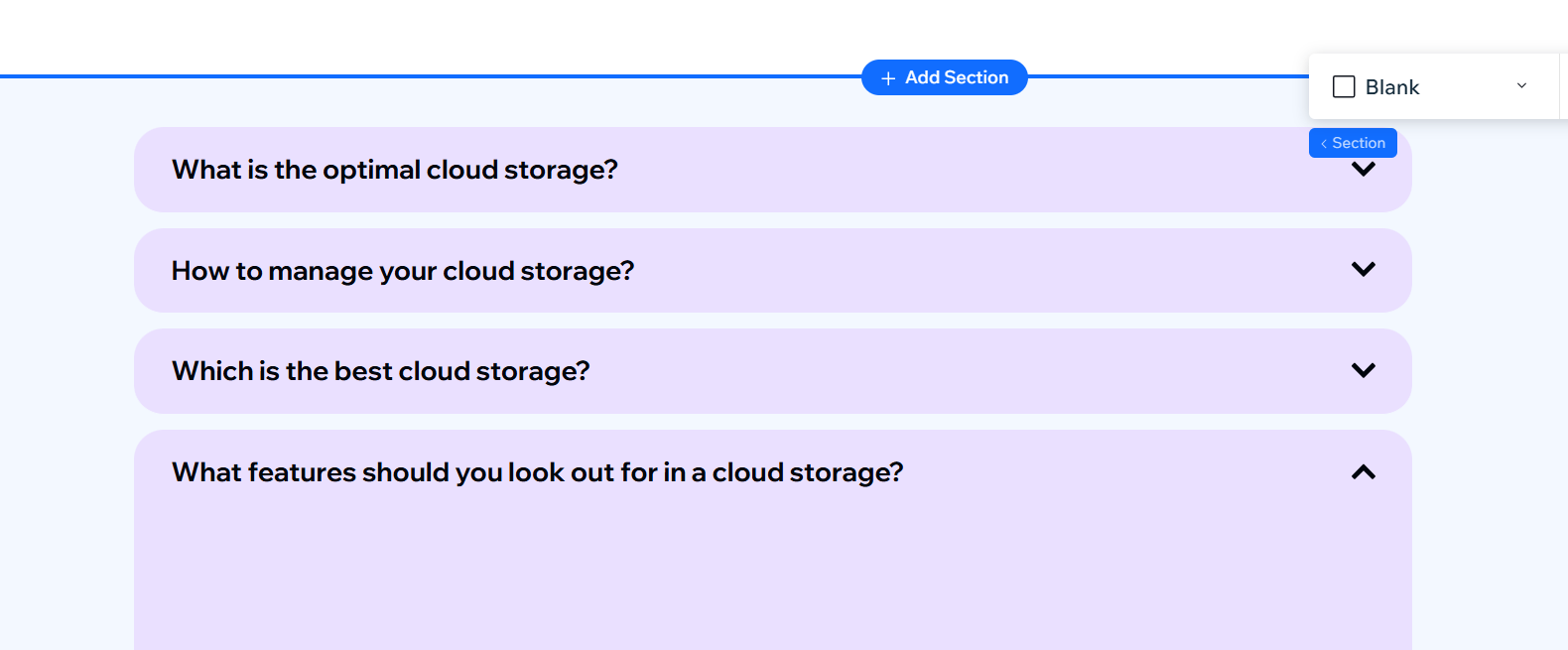 FAQ Section