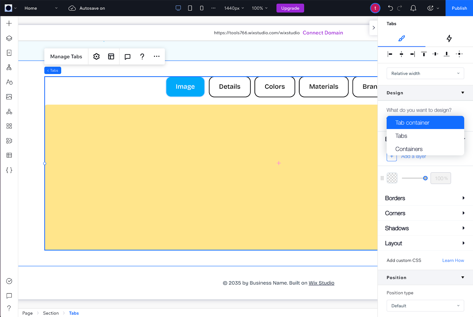 Creating a Tab Module