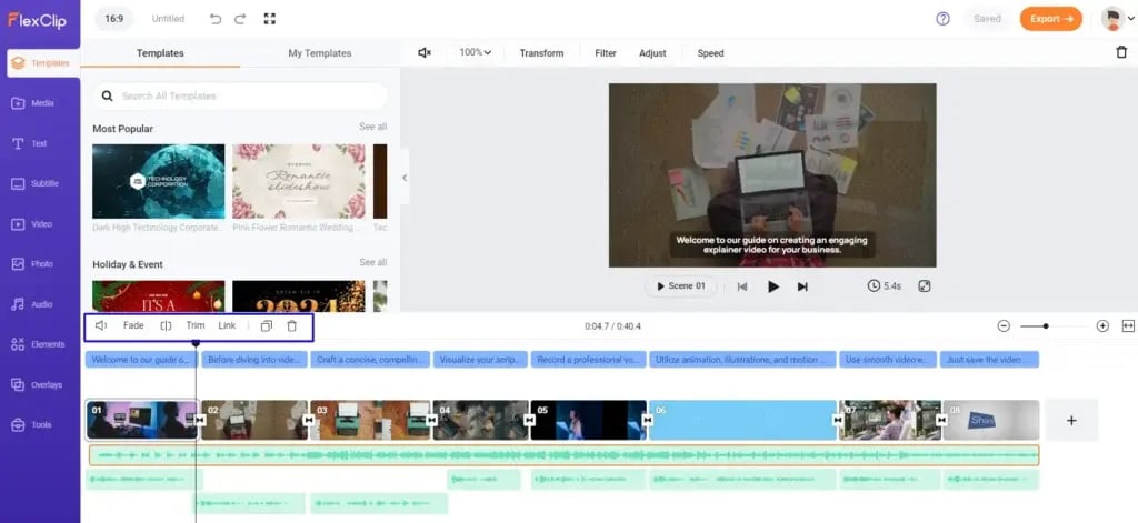 Adjustment-of-music-track