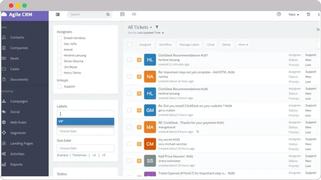 Agile-CRM-Ticketing-automation Agile-CRM-Ticketing-automation