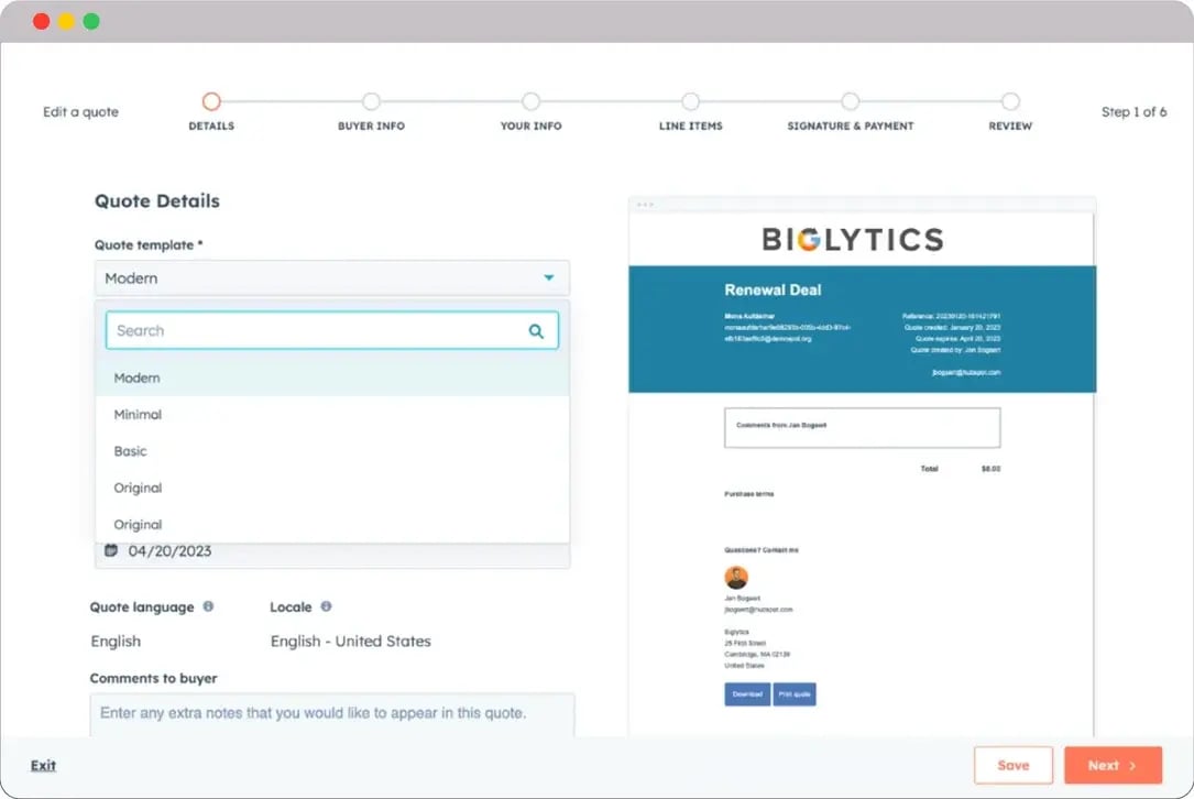 Consumer-Services-Quotes-Tool