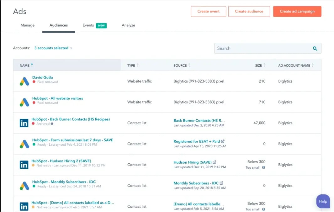 HubSpot-Ads-Feature-Management