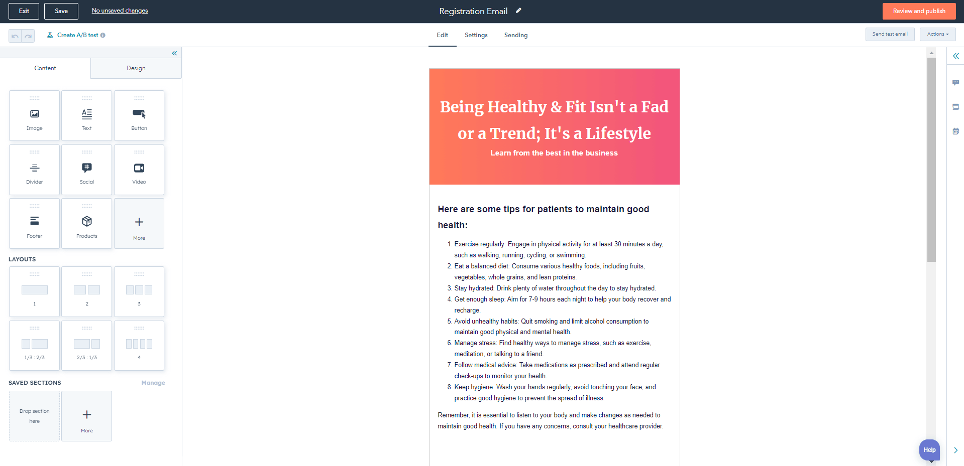  HubSpot-Email-Creation
