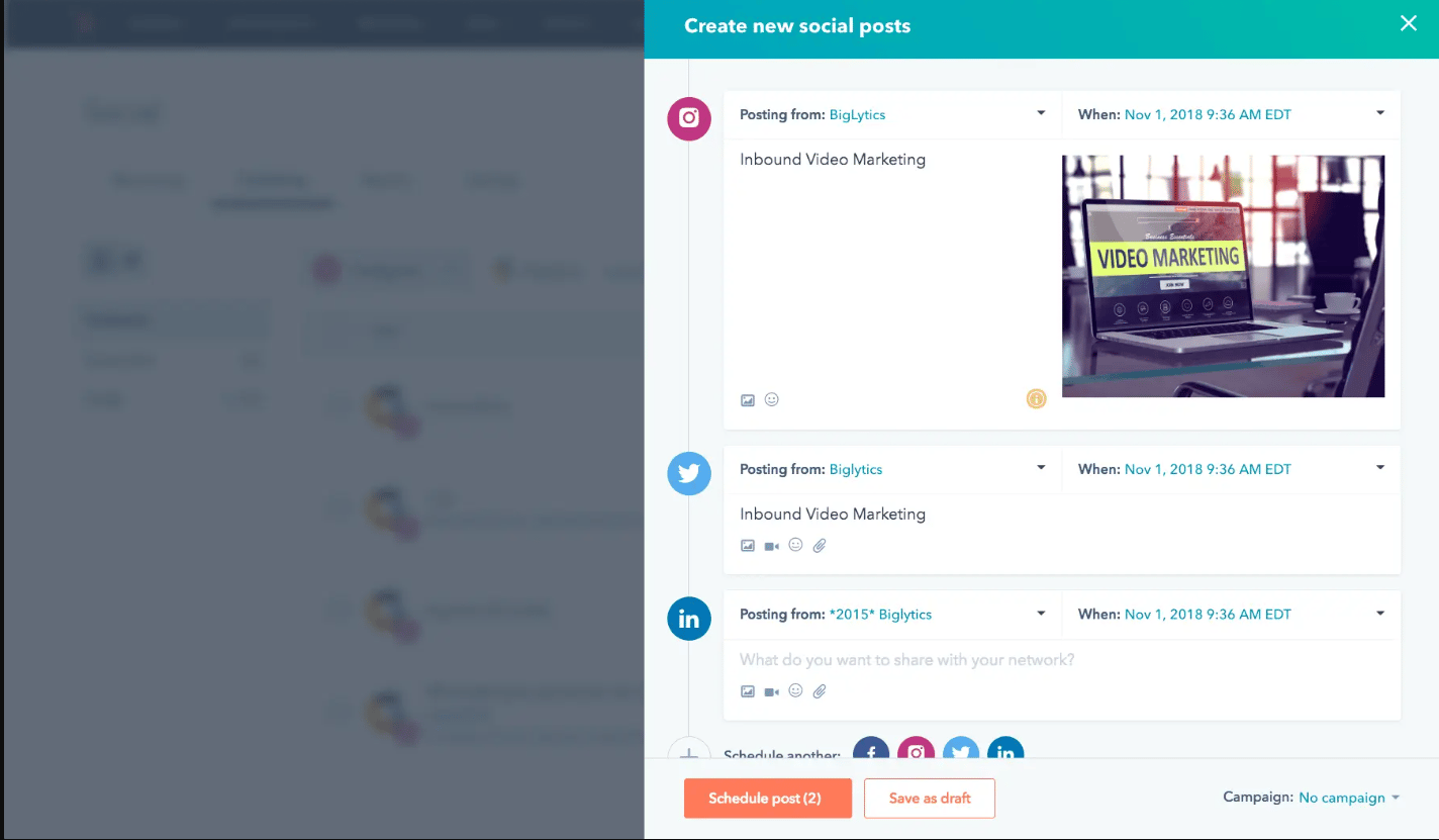 HubSpot-Scheduling-Posts