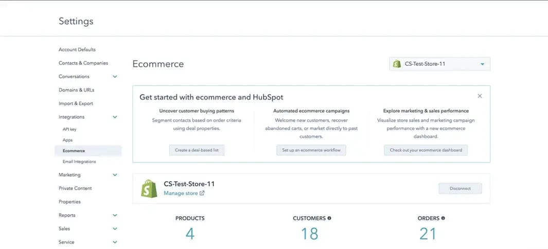 HubSpot-Shopify-Integration