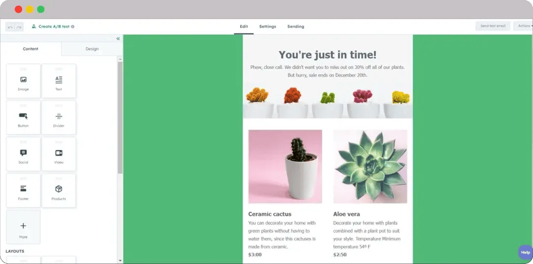 HubSpot-for-Fitness-Email-Builder