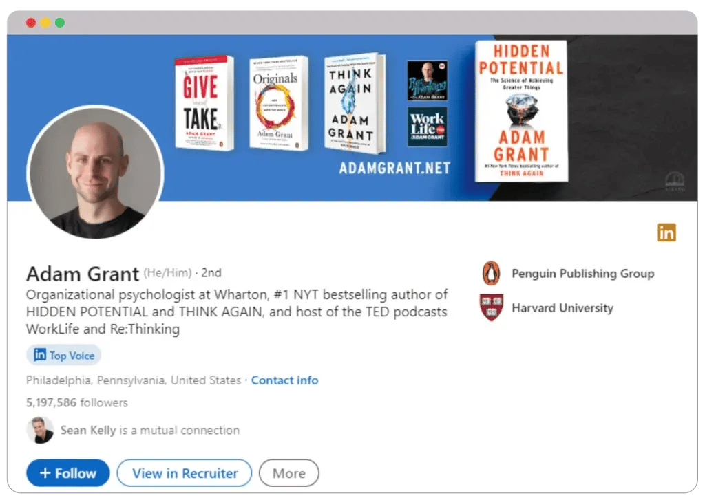 LinkedIn-profile-Adam-Grant