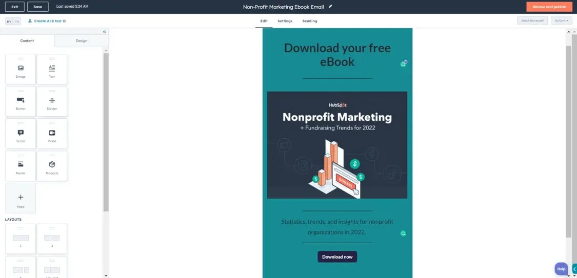 Non Profit-Email-Builder