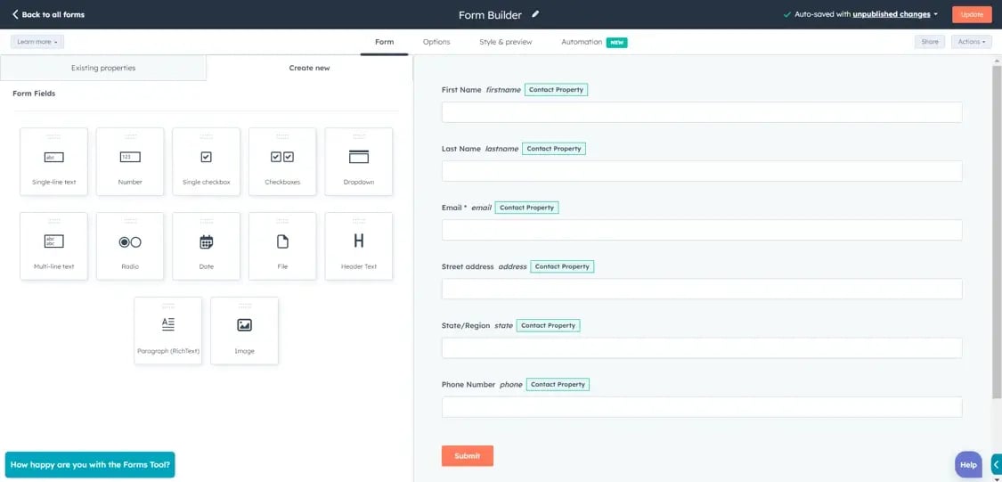 HubSpot-for-Non Profits-Forms-Builder