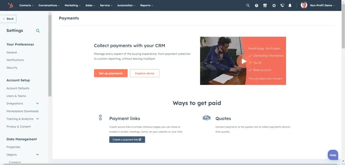 Non Profit-Payments-Tool
