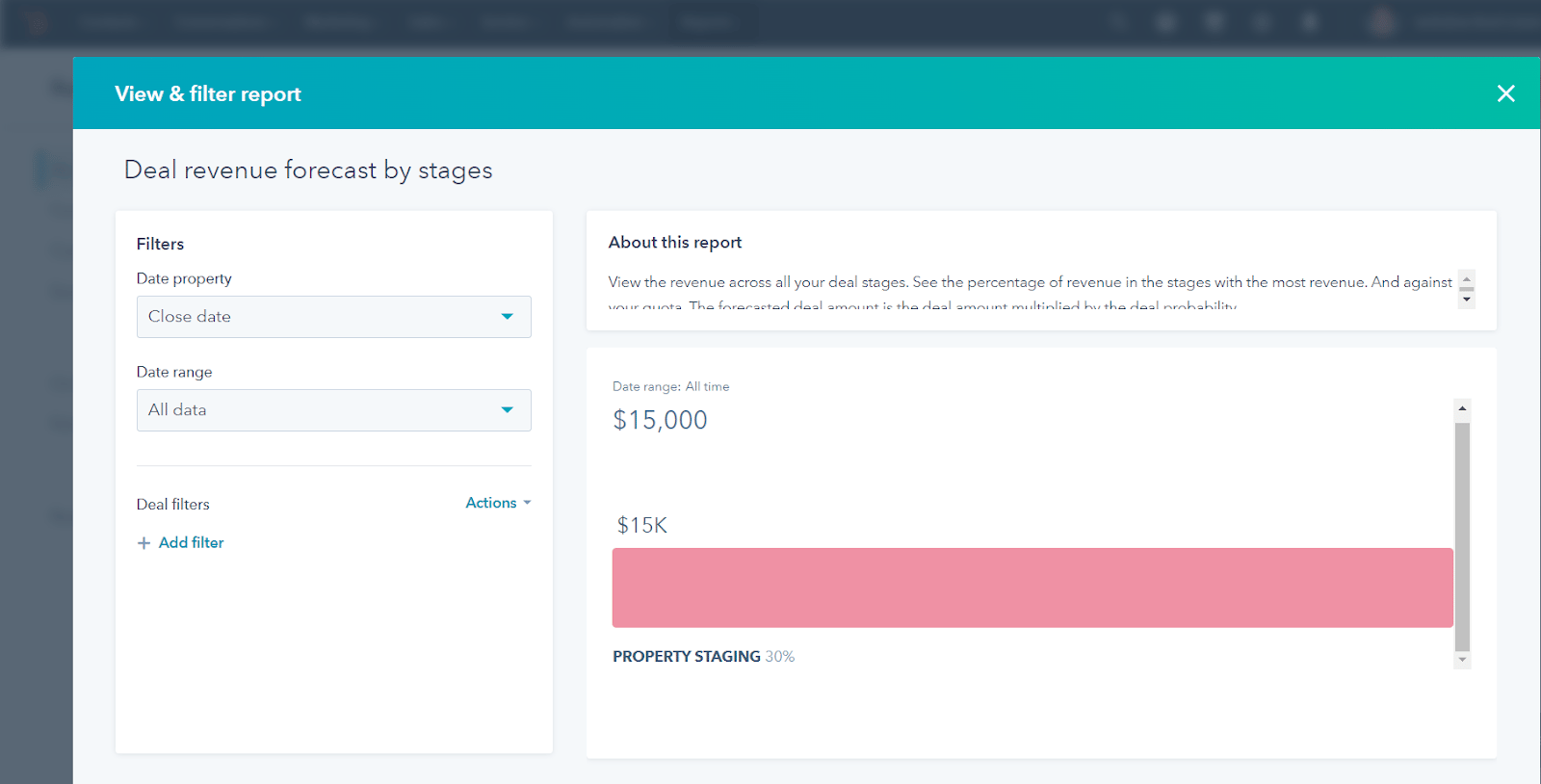 Report-on-revenue-across-all-deal-stages