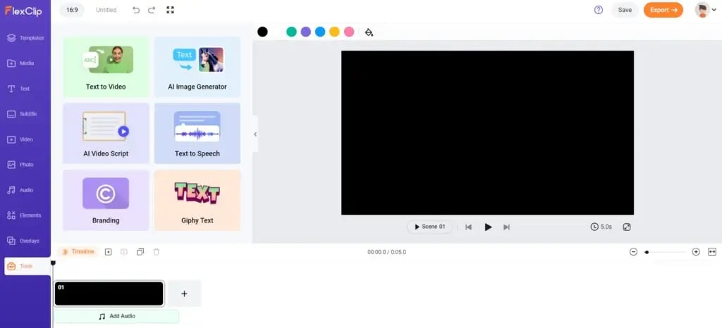 Select-AI-Video-Script-option