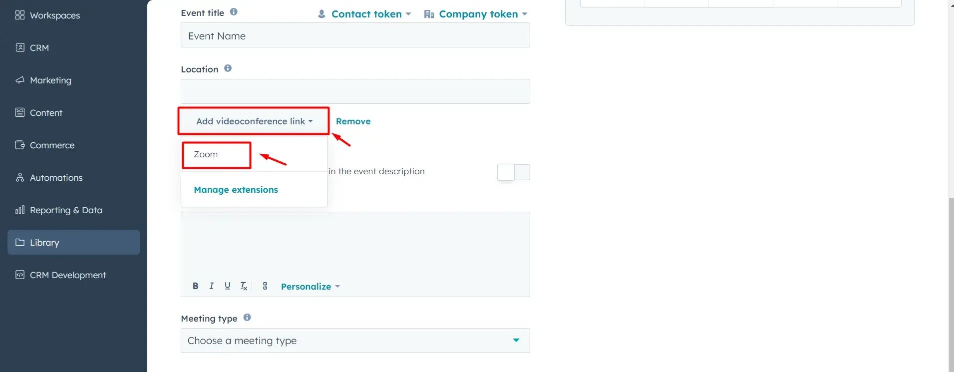 add-zoom-meeting-link-hubspot-zoom-integration