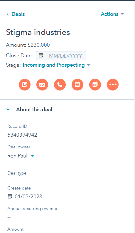 contact-records-left-sidebar
