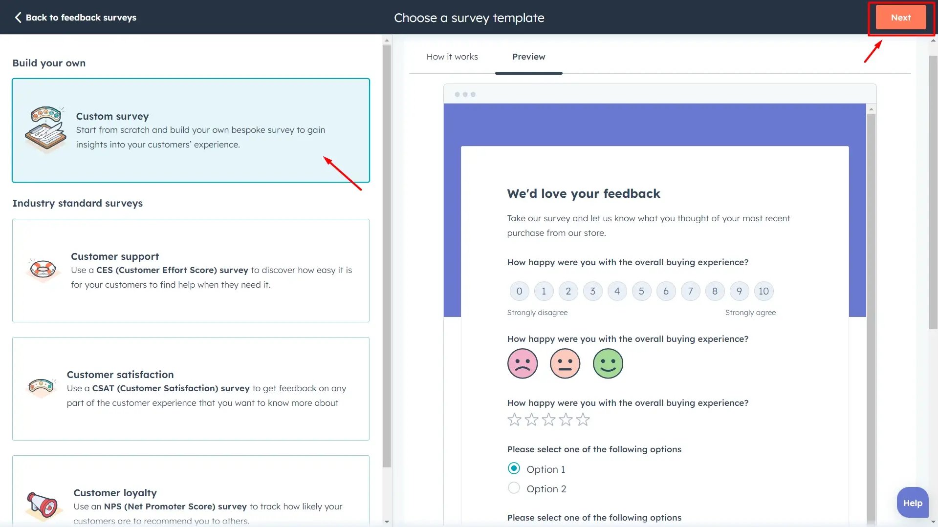 create-custom-survey