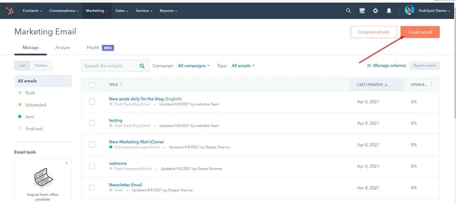 create-email-button