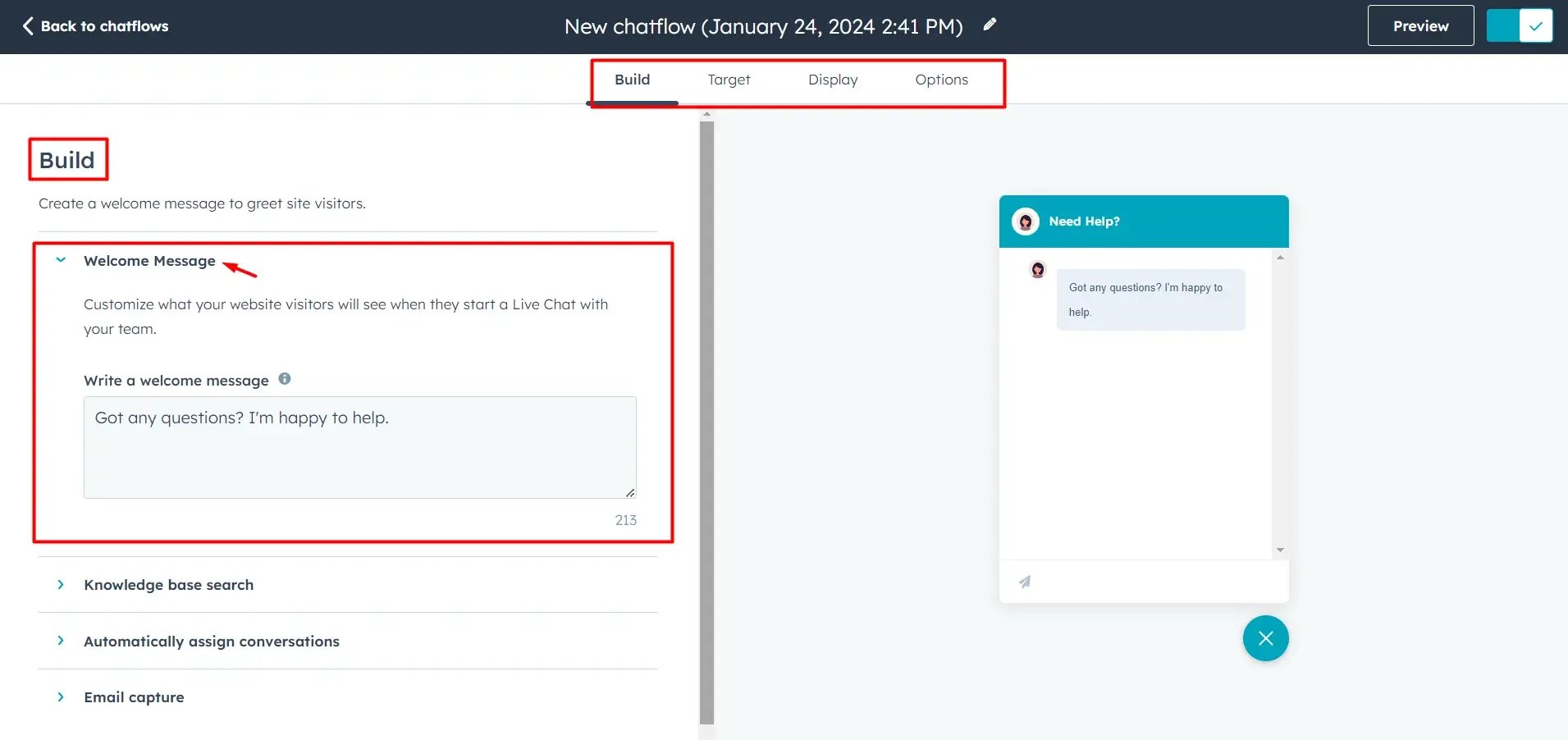 customize-welcome-message