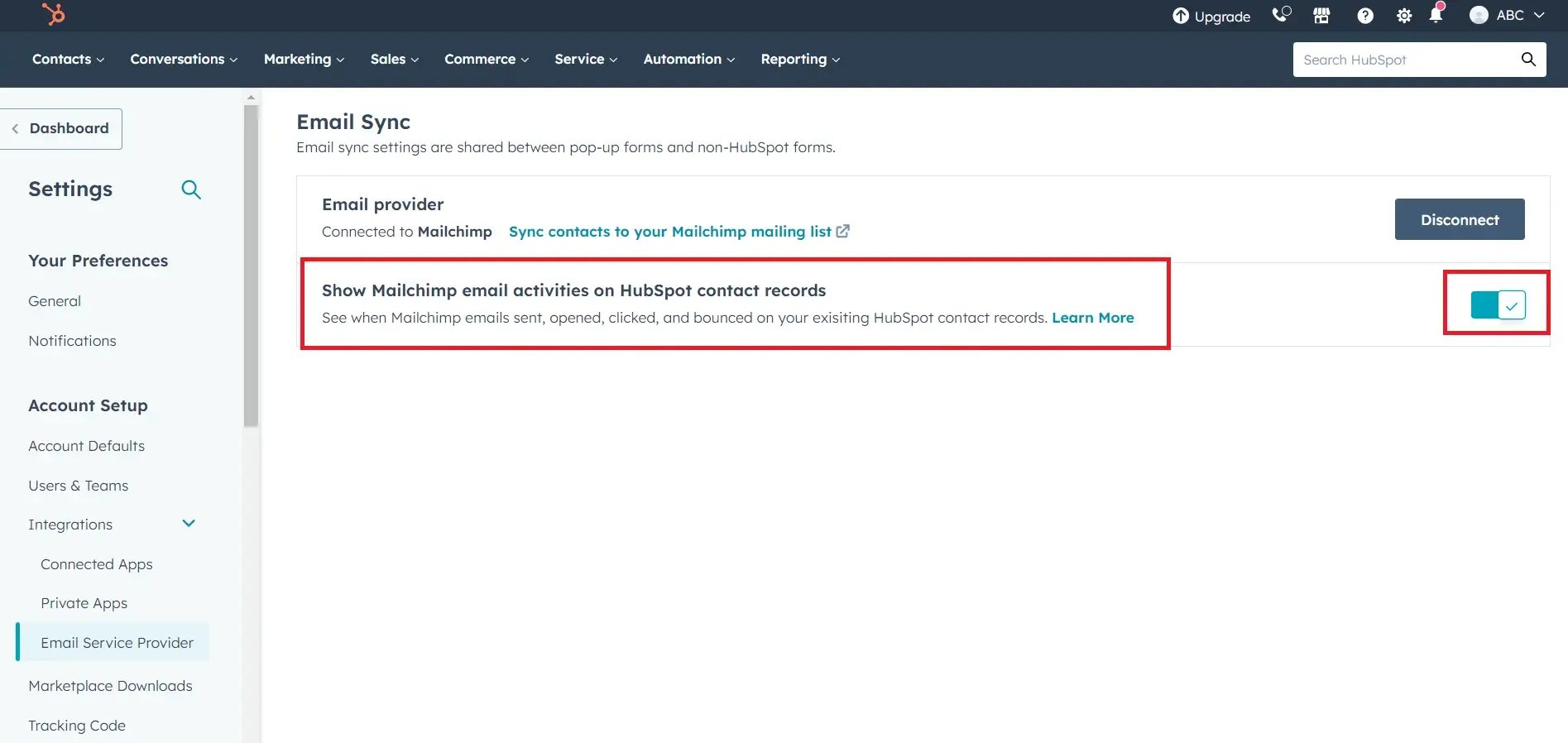 enable-mailchimp-activities-hubspot-mailchimp-integration