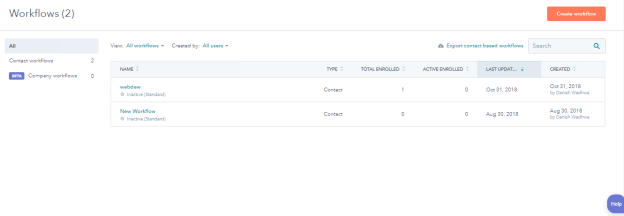 hubspot-crm-create-workflows