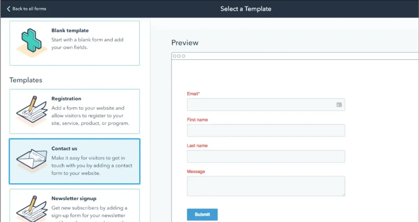 hubspot-form-builder