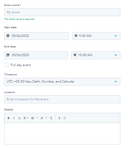 hubspot-pop-up-forms-calendar event