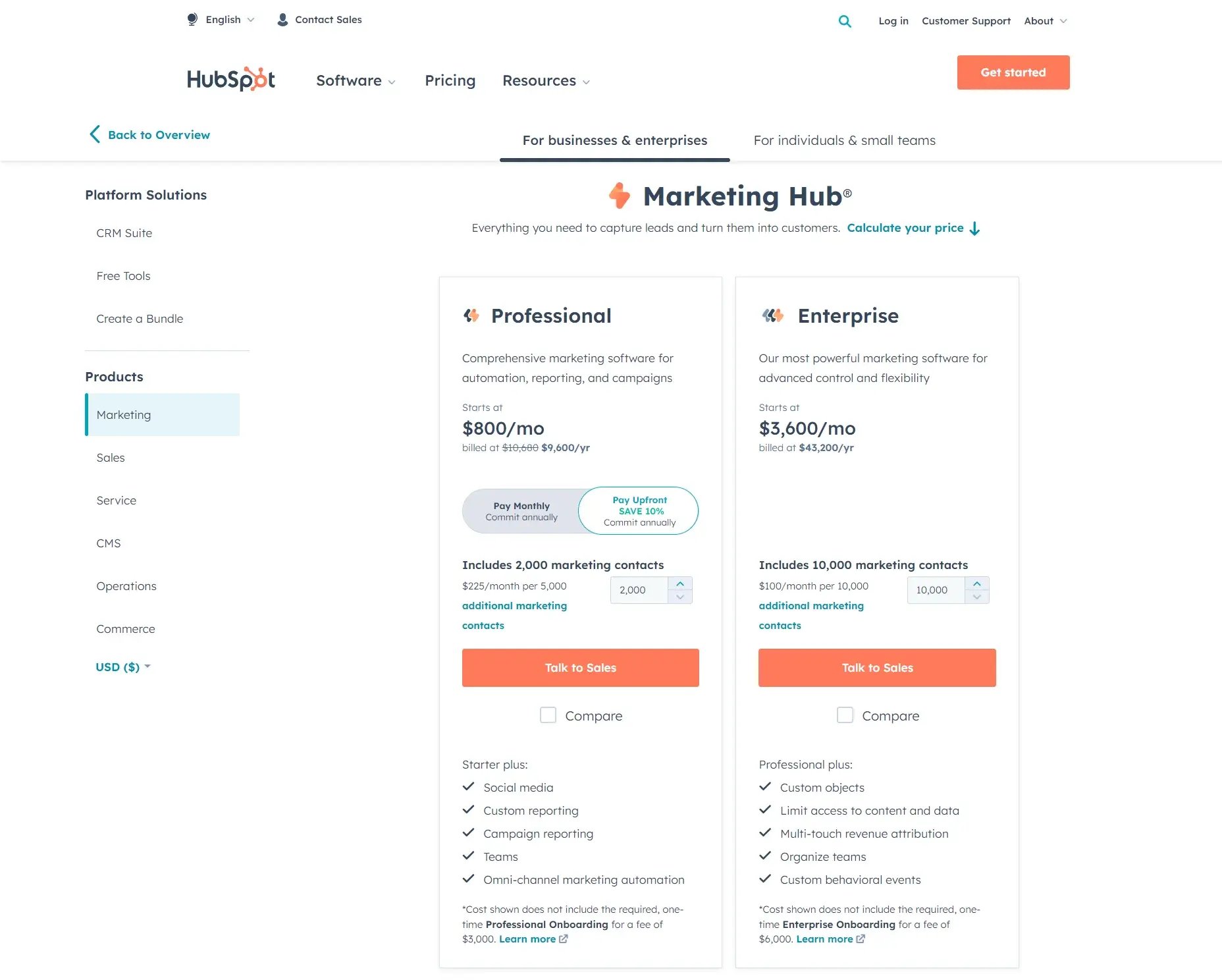 hubspot-pricing-plan