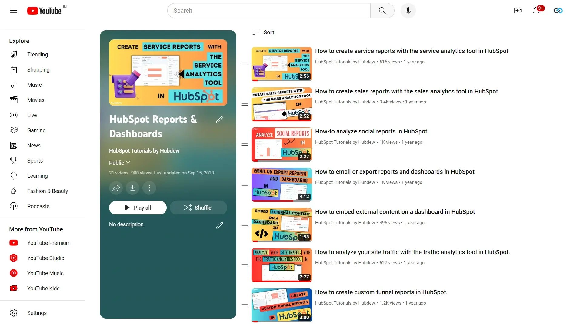 hubspot-reports-and-dashboards-playlist