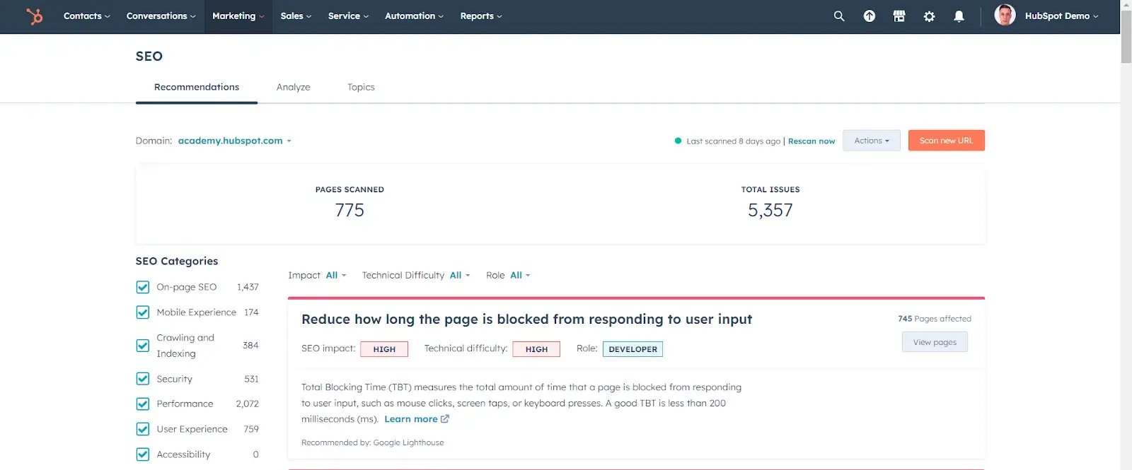 hubspot-seo-tool