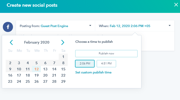 hubspot-social-tool-schedule-post