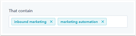 hubspot-social-tool-separate-multiple-keywords