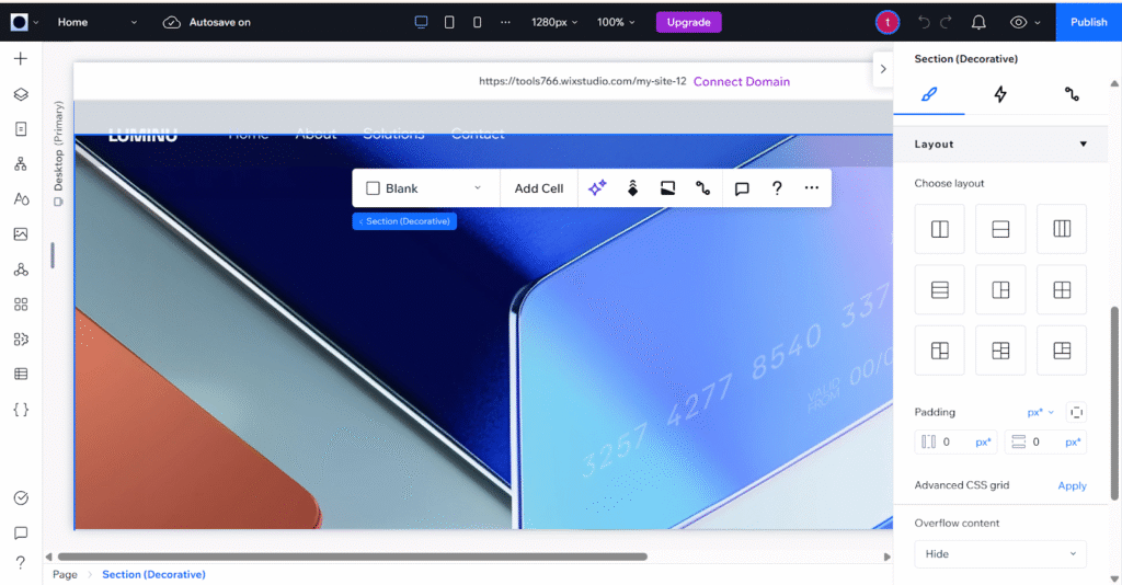 Advanced Layout and Development Flexibility