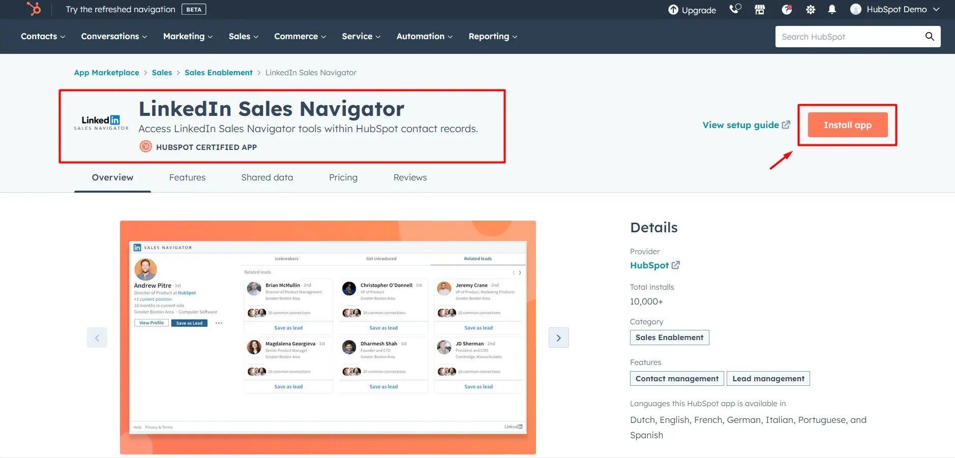 install-linkedin-sales-navigator-app