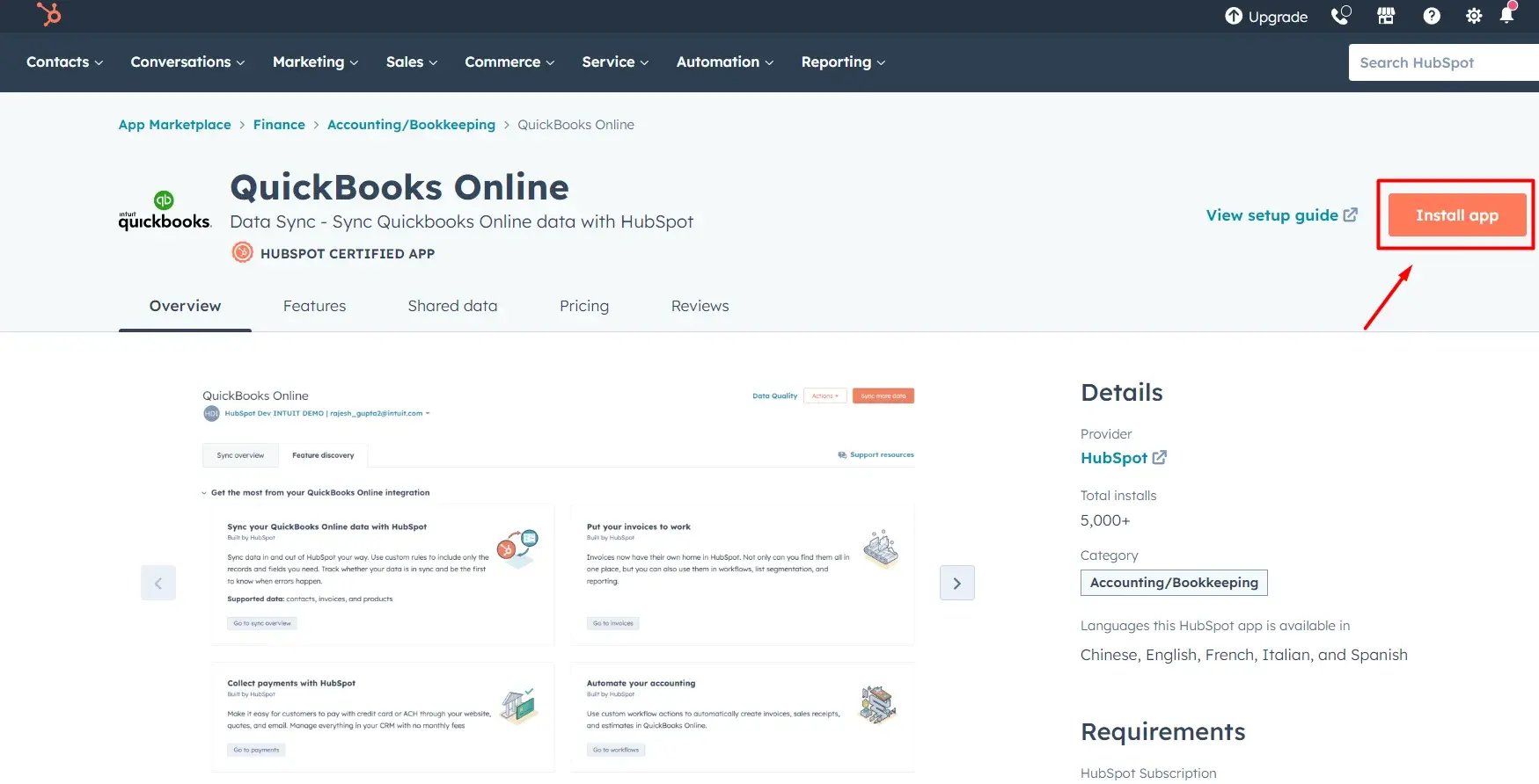 install-quickbooks-online