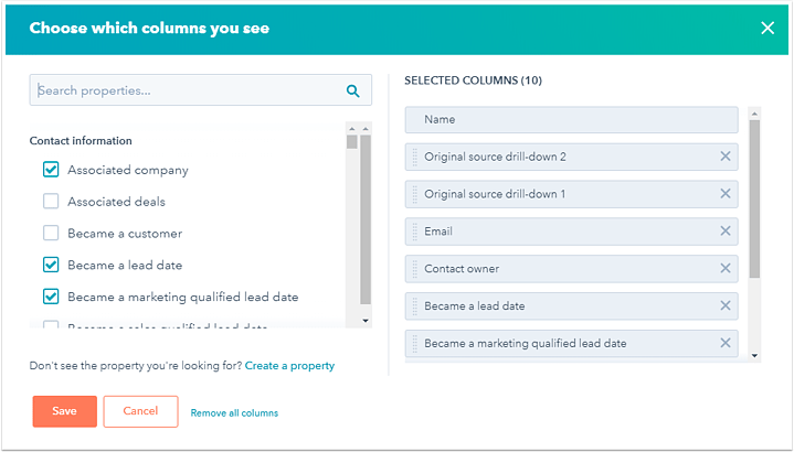 manage-leads-in-hubspot-sorting-contacts
