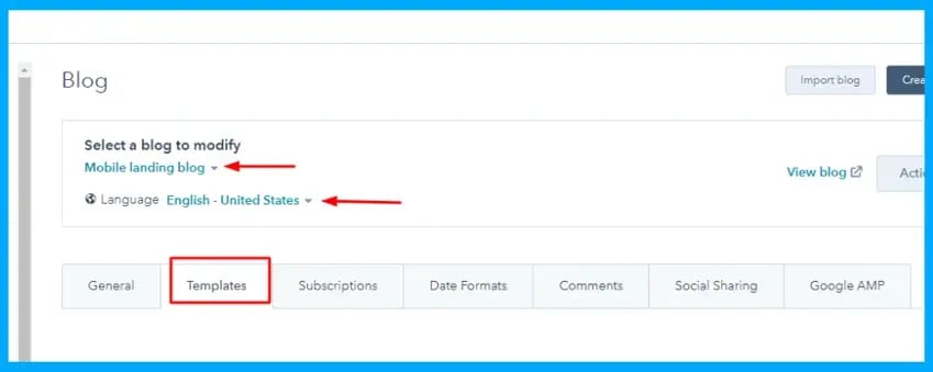 multi-language-blog-setting