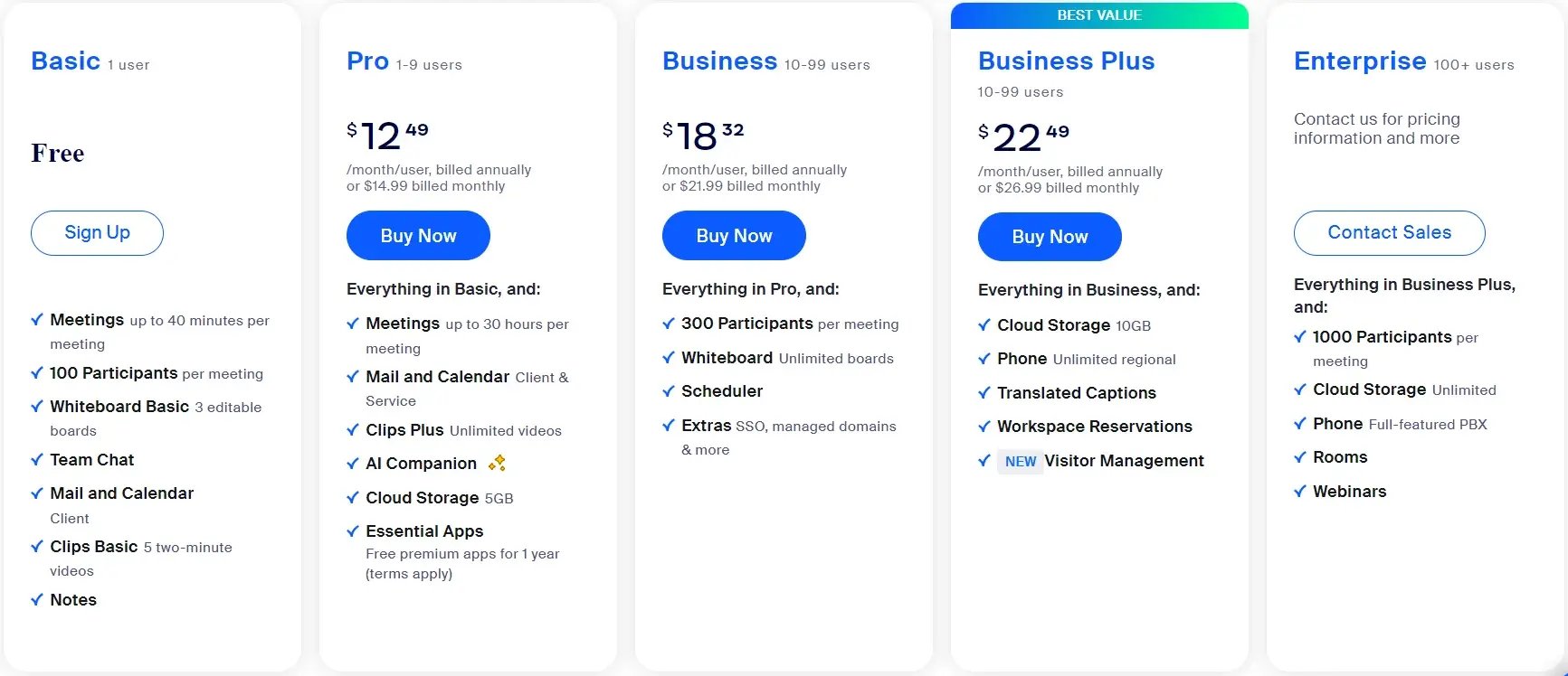 pricing-plan-hubspot-zoom-integration