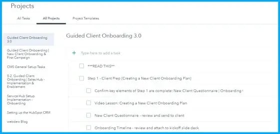 project-organize-onboarding-task