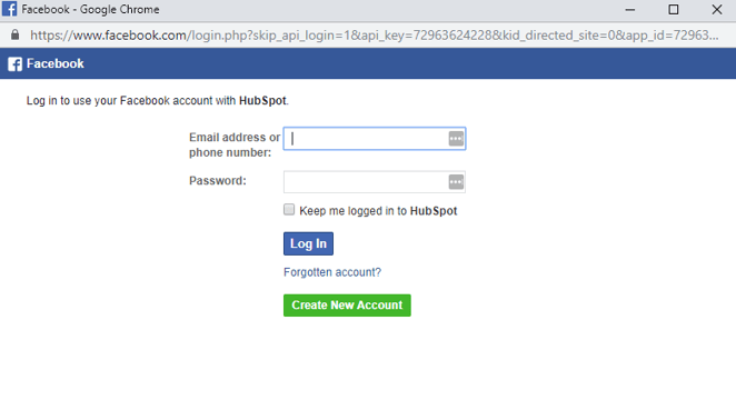 select facebook instagram link