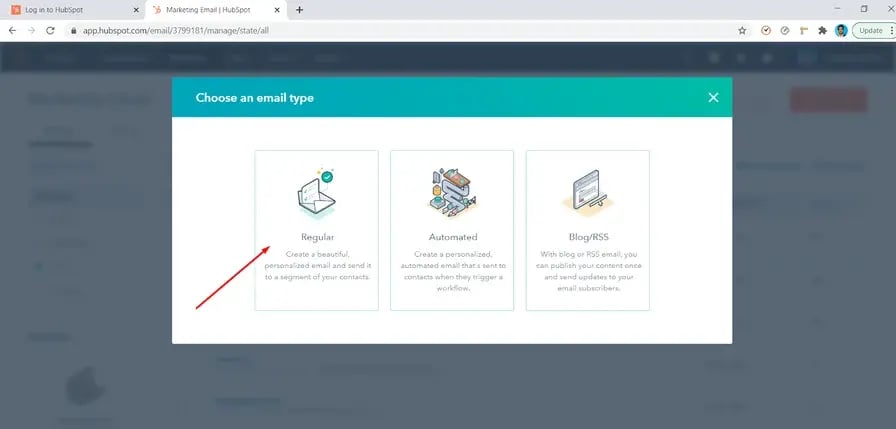 select-regular-email-type