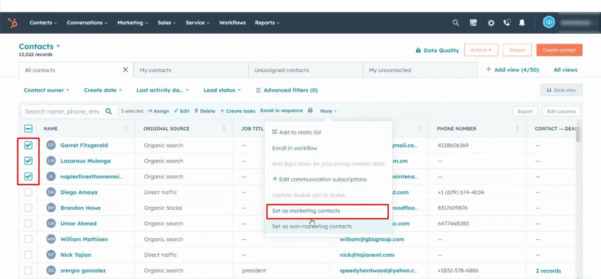 set-marketing-contacts-in-hubspot