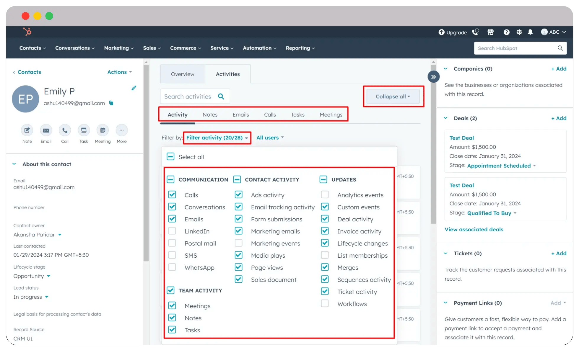 track-activities-hubspot-contact-management