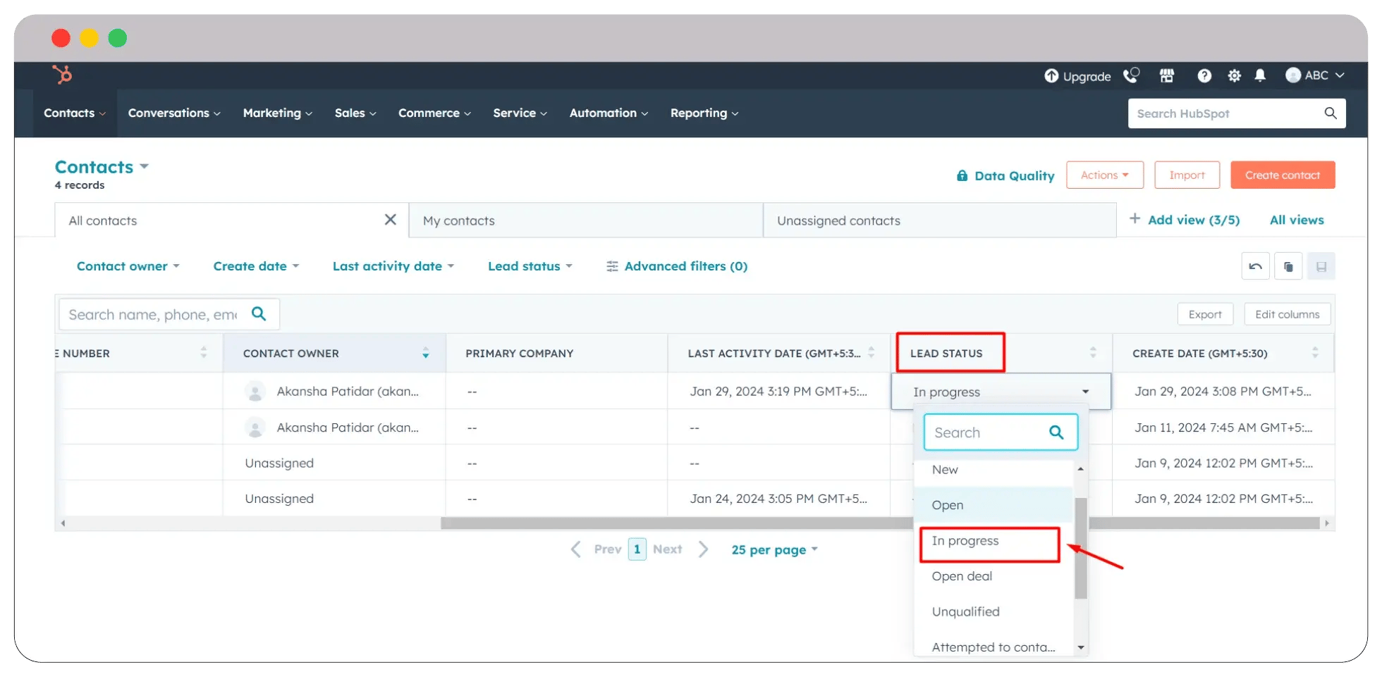 update-lead-status-hubspot-contact-management