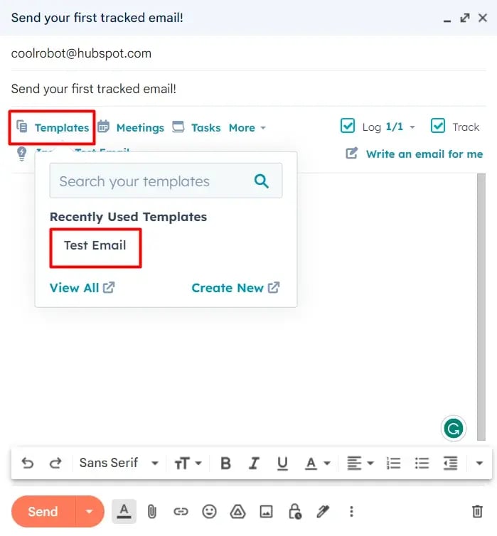 use-hubspot-email-template-in-gmail