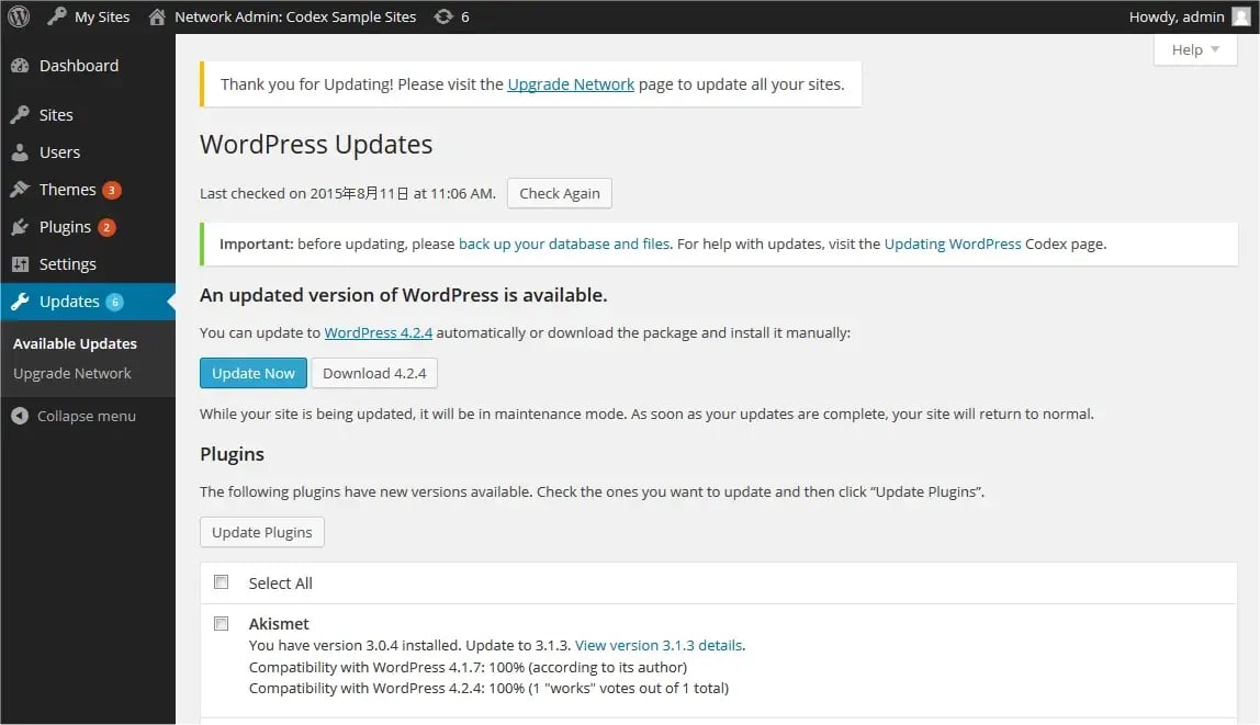 wordpress-updates-for-security